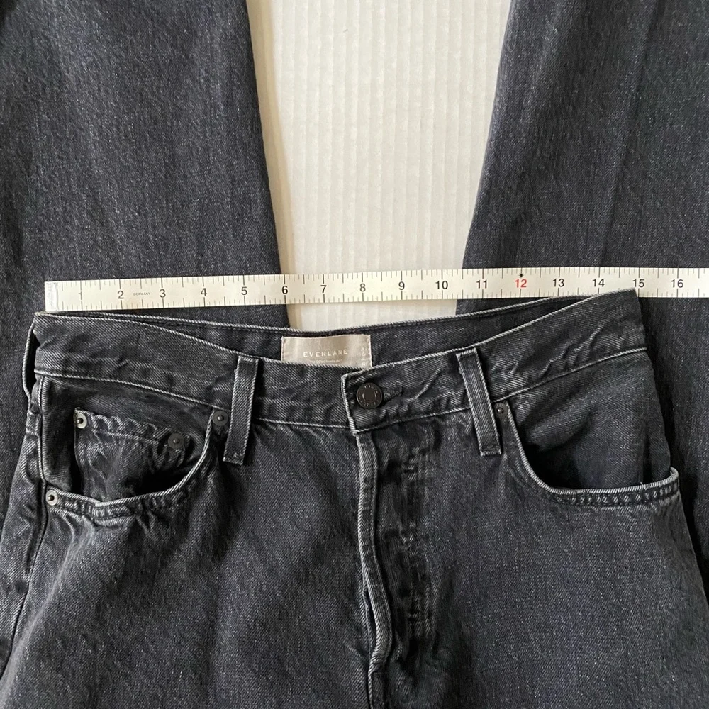 Everlane The 90s Cheeky Jean Organic Cotton Black Button Fly - Picture 10 of 16
